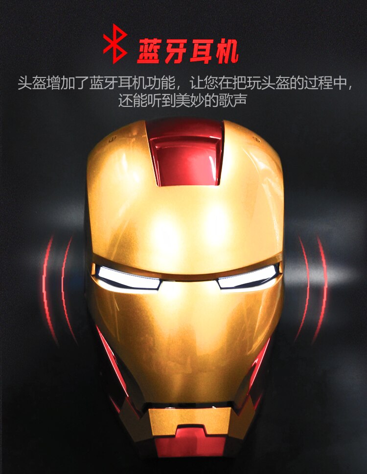 Voice Activated Iron Man Mask
