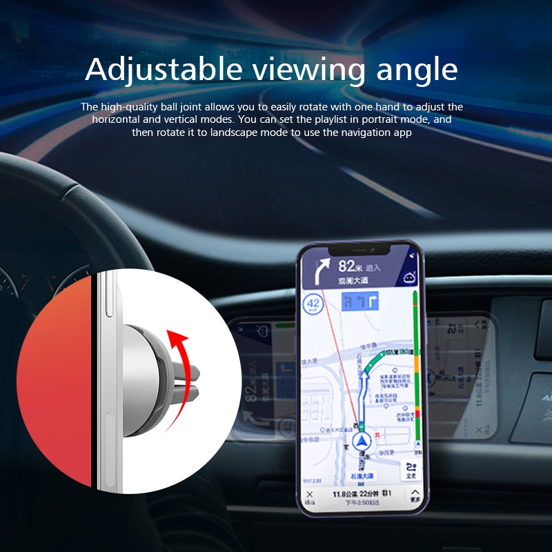 15W Magnetic Wireless Car Charger Mount Adsorbable Phone For iPhone 12 Pro Max Mini Magsafe Fast Wireless Charging Holder